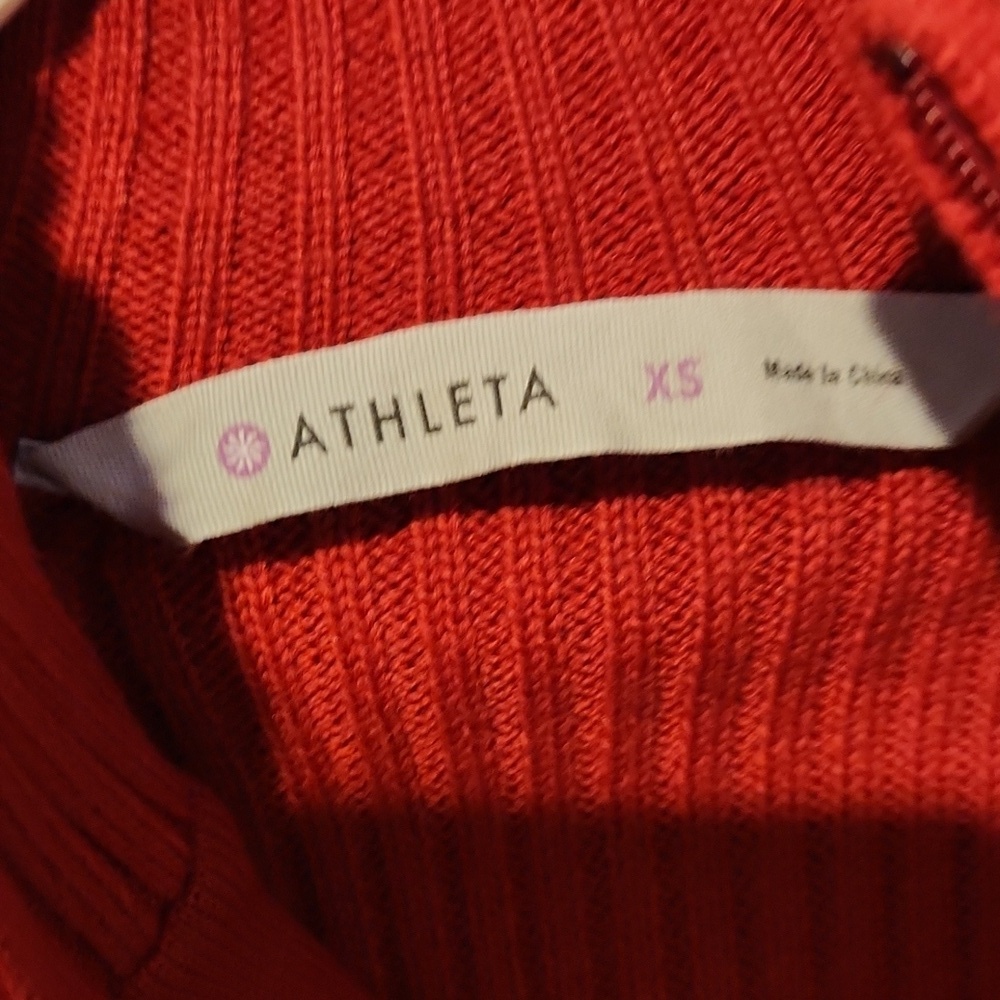 ❤️ ATHLETA OLYMPIA SWEATER DRESS IN CLARET RED, XS - Picture 9 of 15
